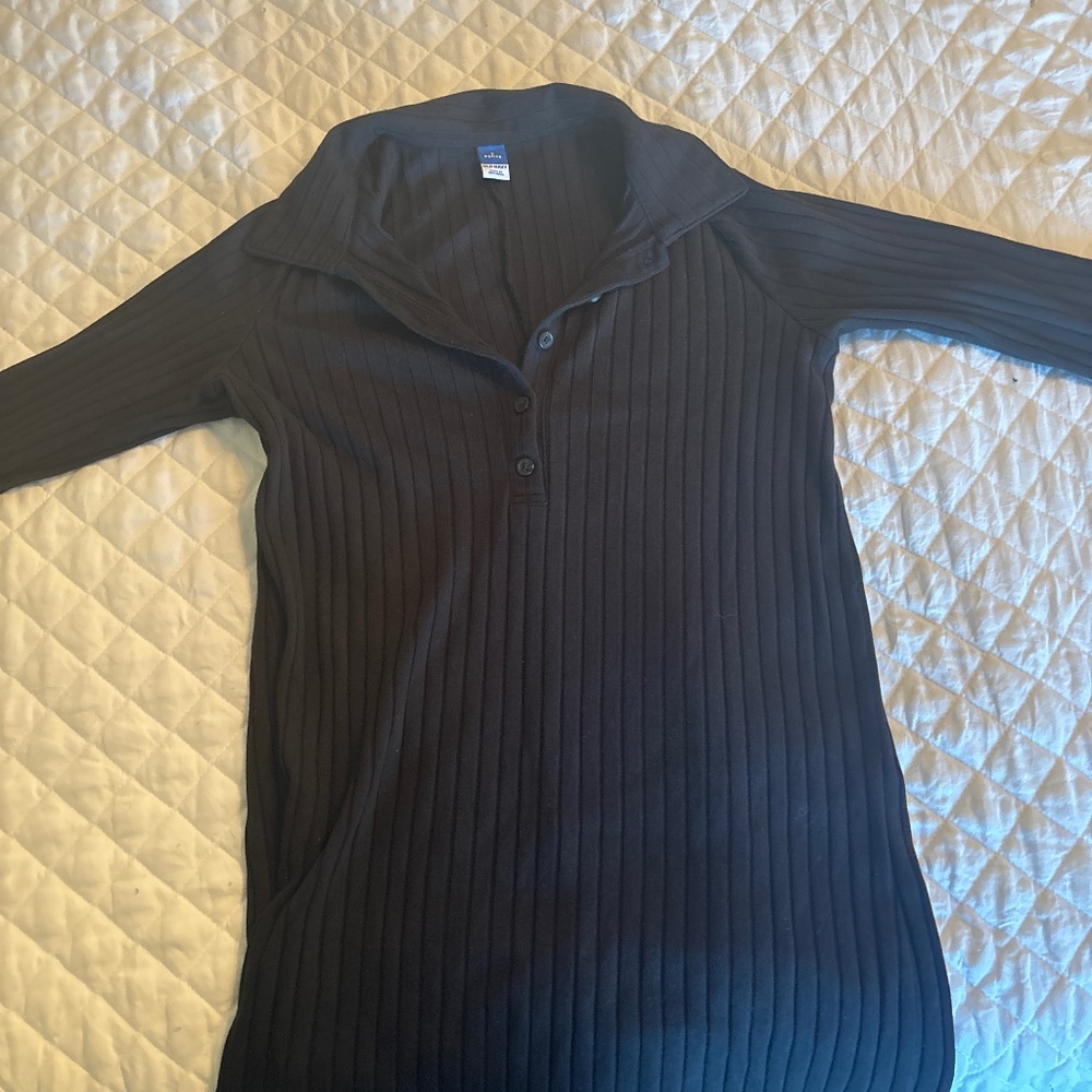 ribbed polo dress